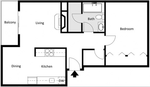 1 Bedroom Home